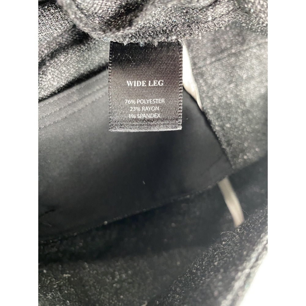 White House Black Market Knit Dress Pants 2 Gray Wide Leg Office Work Business - Picture 8 of 11